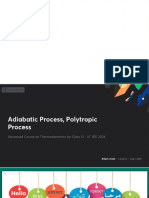 Adiabatic Process Polytropic Process With Anno