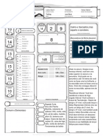 Ficha Oficial D&D 5E Editável