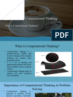 Introduction To Computational Thinking Students