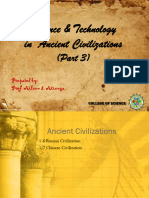 Chapter 1 Science & Technology in Ancient Civilizations (Part 3 of 3)