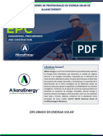 Cronograma Diplomado en Energía Solar FV