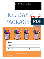Tekart Primary Five Holiday Package Term Three