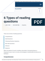 6 Types of Reading Questions - Types of Reading Comprehension Questions and Tests - Gallaudet University