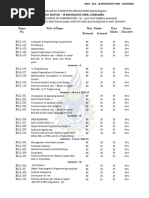 JB Knowledge Park Bca Syllabus Mdu