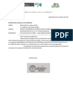 Recepcion de Materiales Educativos 2024. de La Ie 31956.