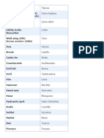 Lista de Herramientas 2