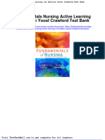 Fundamentals Nursing Active Learning 1st Edition Yoost Crawford Test Bank