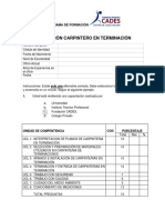 Evaluación Carp. Terminaciones