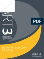 RIBA Part 3 Candidate Handbook 2024 - HK