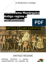 Aula Antigo Regime Absolutismo Mercantilismo e Revolucoes Inglesas