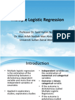 Multiple Logistic Regression (SPSS) 2021