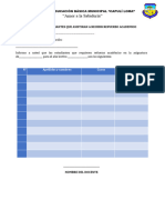 Formatos de Refuerzo Academico 2023