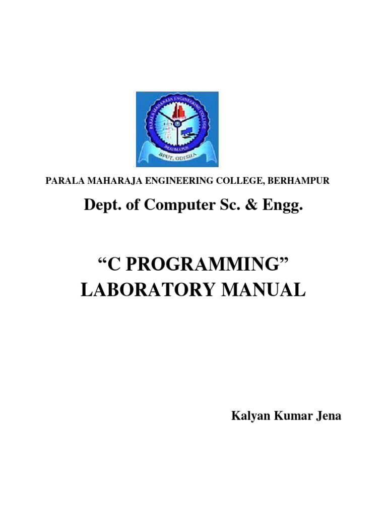 C Programming Lab Manual | PDF | Sequence | Arithmetic