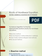 Roots of Nonlinear Eq Part2