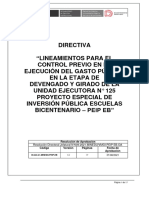 Lineamiento de Control Previo Aprobado Con RDJ009 PDF
