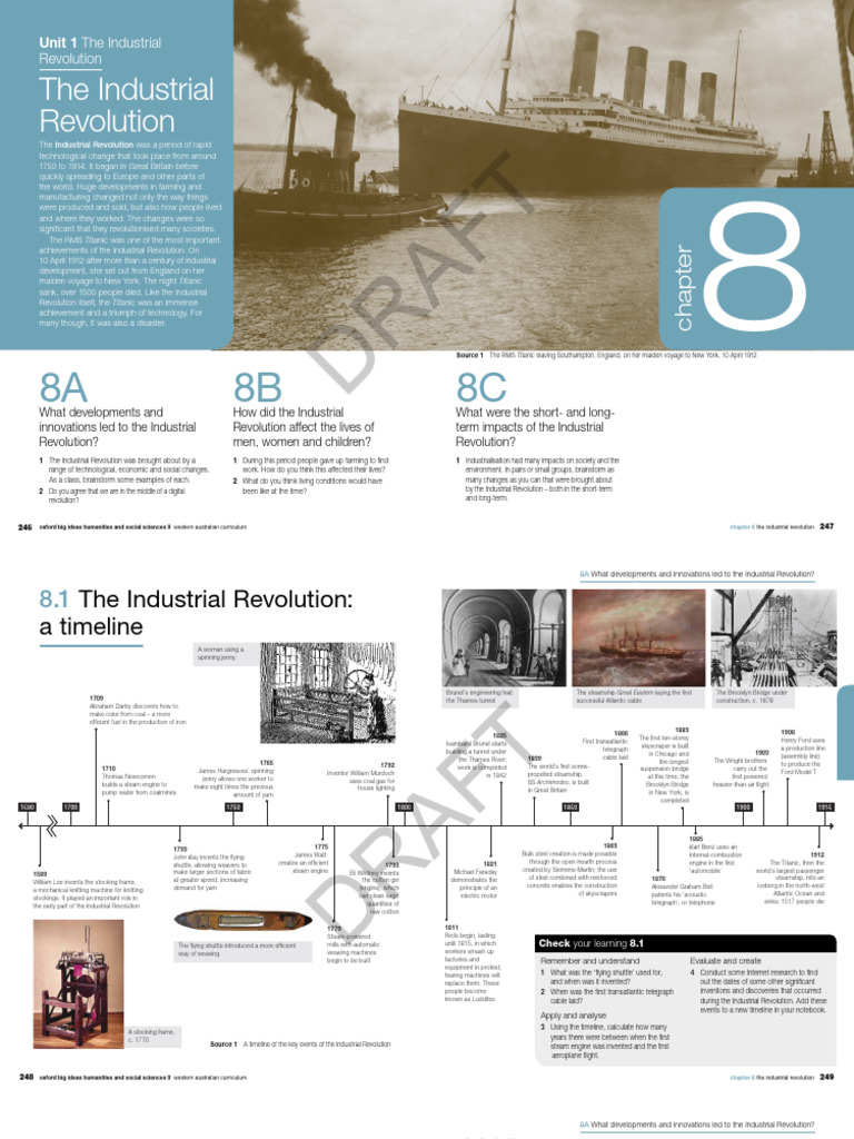 Industrial Revolution - Handout | PDF | Industrial Revolution | Engines