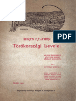 MIKES KELEMEN - Torokorszagi Levelei