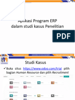 Aplikasi Program ERP Dalam Studi Kasus Penelitian