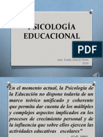 Ps. Educ. Objeto y Ámbitos