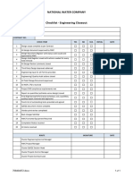 PMF-007-SCO-004 v1 Engineering Closeout Checklist