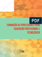 Formação de Professores para A Educação Profissional