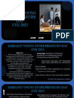 Embassy Young Entrepreneurs Day - EYE 2023