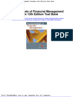 Fundamentals of Financial Management Brigham 13th Edition Test Bank