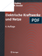 Elektrische Kraftwerke Und Netze - Dietrich Oeding Bernd R. Oswald - 2004
