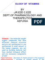 Pharmacology of Vitamins