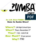 FTZumba Flyer