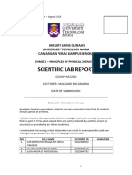 Lab Report CHM271 Exp1