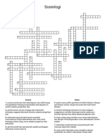 Sosiologi - Crossword Labs