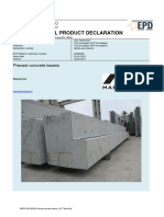 FOUNDATION - Concrete Beams Prefabricated