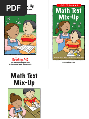 Math Test Mix Up RAZ