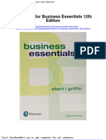 Test Bank For Business Essentials 12th Edition
