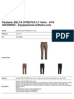 Pantalon Delta Stretch LT Vertx