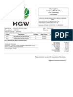 F A C T U R A E L E C T R Ó N I C A: Healthy Green World Peru Limited Company S.A.C