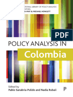 Pablo Sanabria-Pulido (Editor) - Nadia Rubaii (Editor) - Policy Analysis in Colombia-Policy Press (2020)
