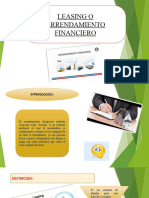 Arrendamiento Financiero