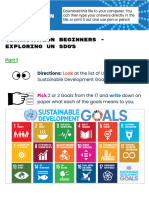 (Further Learning) PRACTICE ACTIVITY - Exploring UN SDGs