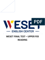 Upper F03 - Reading
