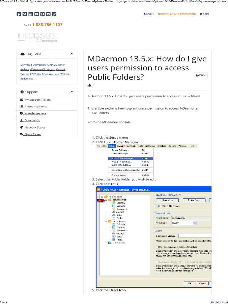 MDaemon Linux Public Folder Access Guide | PDF | Computer Engineering ...