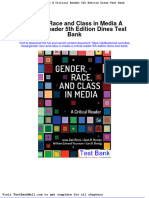 Gender Race and Class in Media A Critical Reader 5th Edition Dines Test Bank