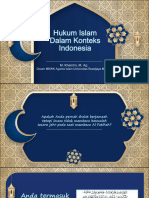 Hukum Islam Dalam Konteks Indonesia