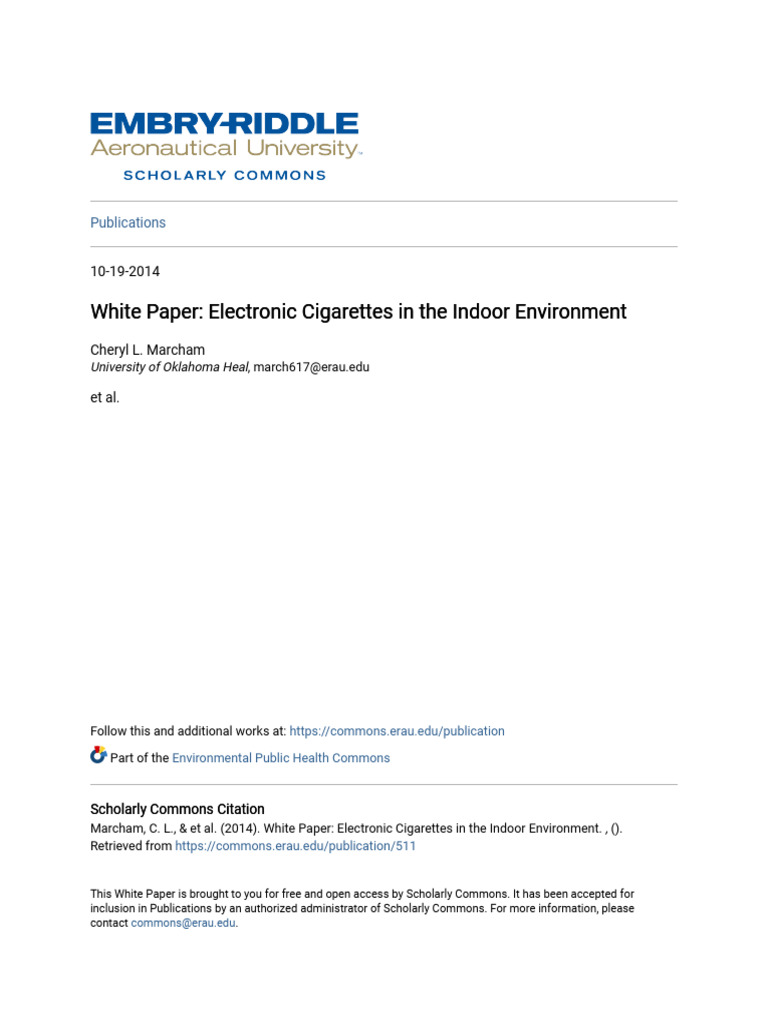 American Industrial Hygiene Association PDF Electronic Cigarette