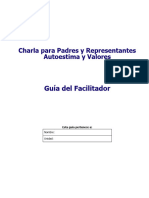 Guión Facilitador Charla para Padres - FORMATO 2 Estandar