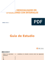 Guia de Estudio - Desigualdades e Intervalos