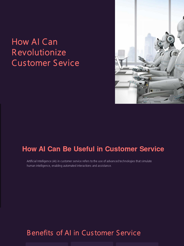 How AI Can Revolutionize Customer Sevice | PDF | Intelligence (AI ...
