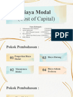 Manajemen Keuangan CoC (Cash of Capital)