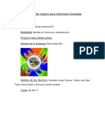 Plan de Negocio para Empresas Simuladas TP